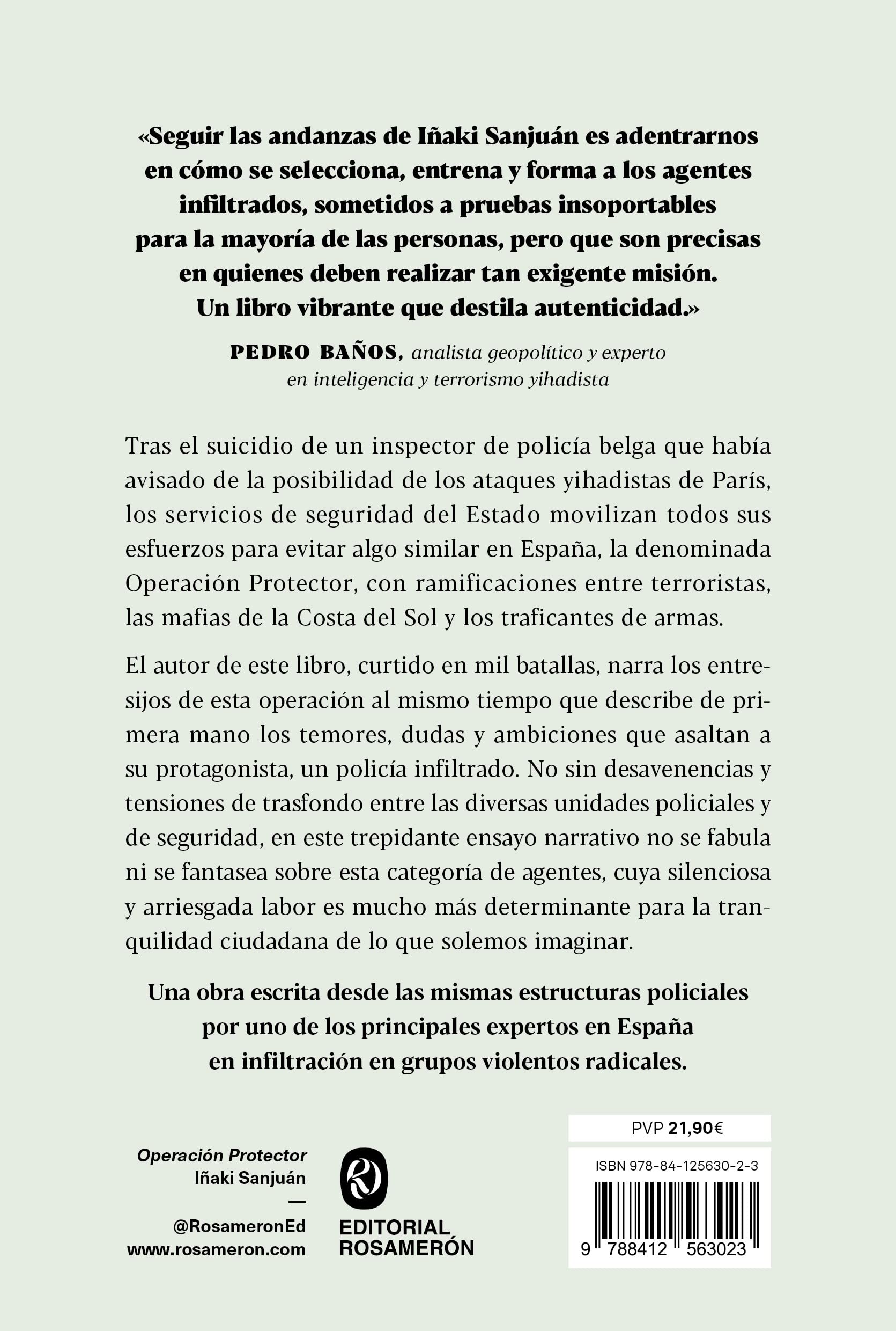 Operación Protector: La infiltración policial al descubierto (SIN COLECCION)