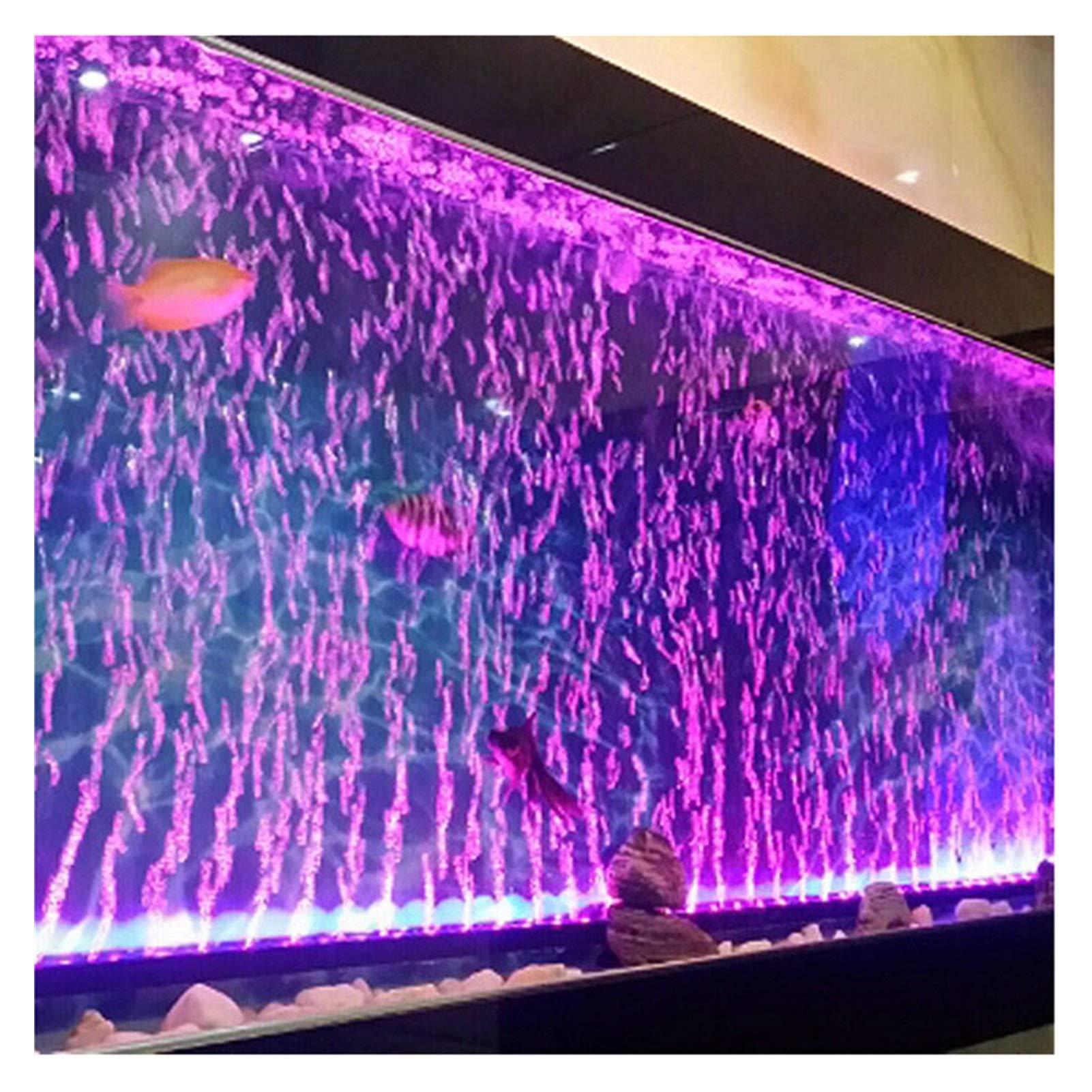 Amazon.co.jp: アクアリウムライト LEDエアーバブルライト水族館ランプ