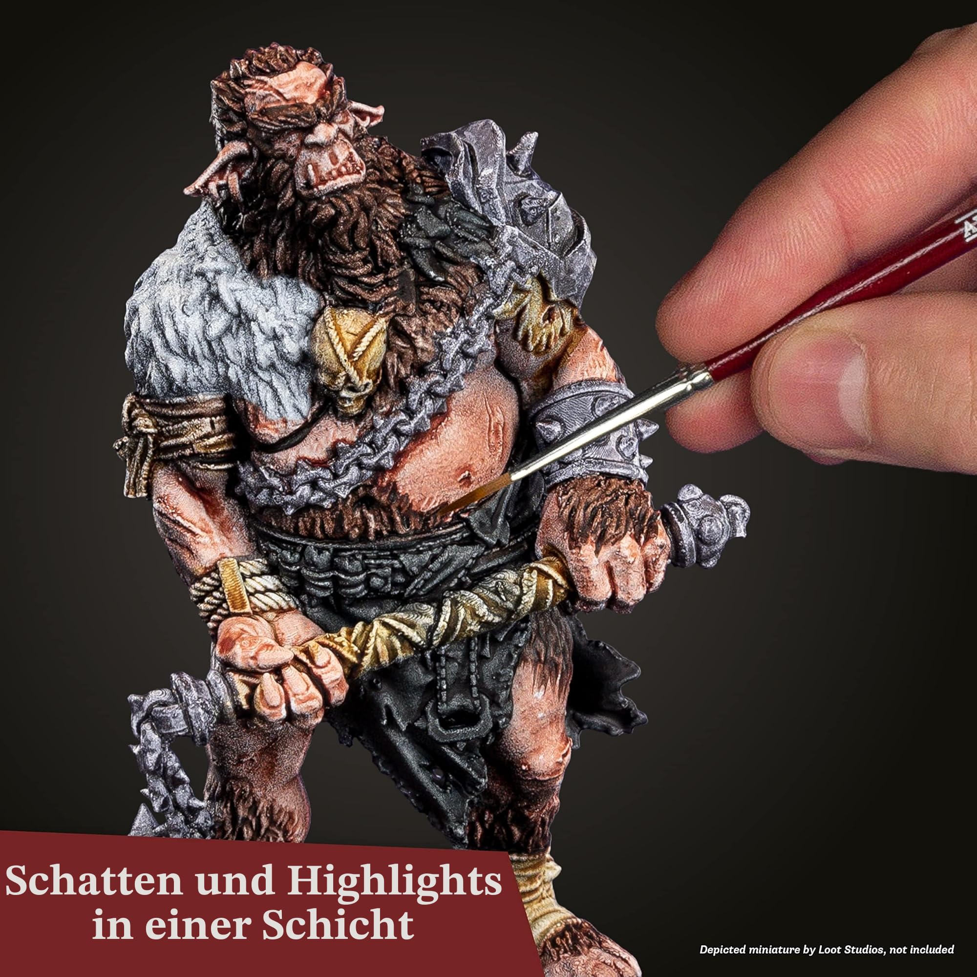 The Army Painter, Speedpaint 2.0 Starter Set, 10 x 18 ml Acryl Contrast Modellbau Farben Set, inkl. 1 metallic & 1 Pinsel - Modell Malen für Wargames Tabletop Figuren & Miniaturen