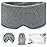 FRESHME Deluxe Cotton Sleep Mask Gift Set - 100% Blackout Large Comfortable Blindfold Adjustable Eye Mask Pillow in Gift Box for Men Women Side Sleeper Travel Meditation Airplane