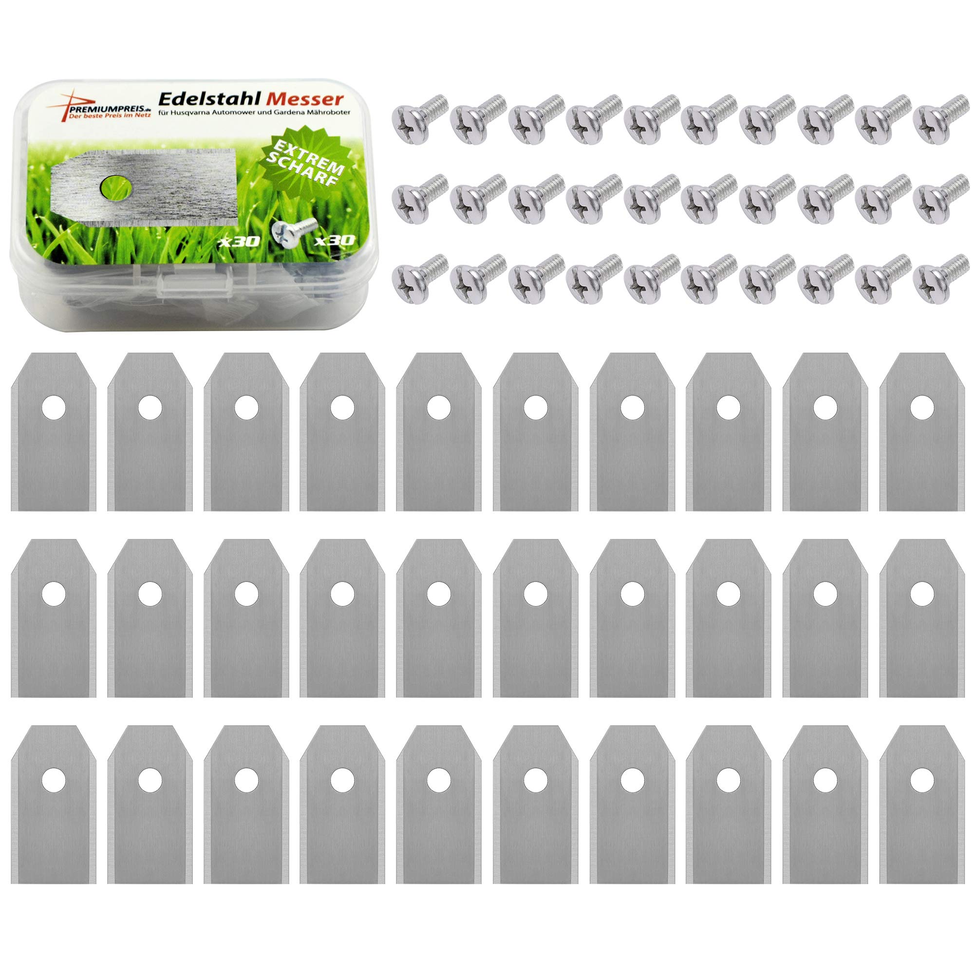 Kit 30 Lame Di Ricambio Per Robot Rasaerba Scheppach - Foto 2