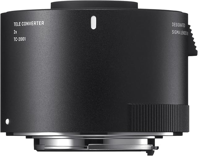 Sigma 870101 TC-2001 2x Teleconverter for Canon, Black