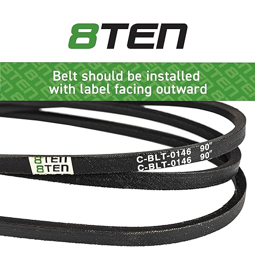 Miniatura 3 de 8TEN Cinturón de cubierta para Toro XL460 LX465 LX466 Troy-Bilt Super Bronco 954-04122 754-04122 954-5834 112-5834