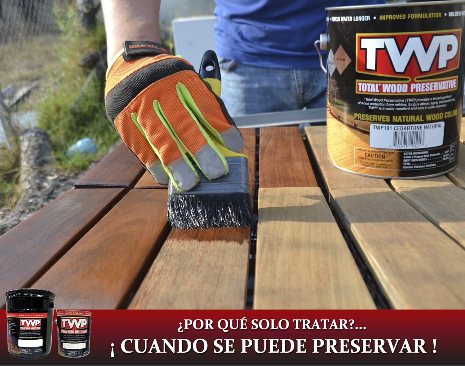 TWP/Gemini TWP101-1G TWP Total Wood Preservative, Cedar ~ One Gallon by TWP - Total Wood Preservative