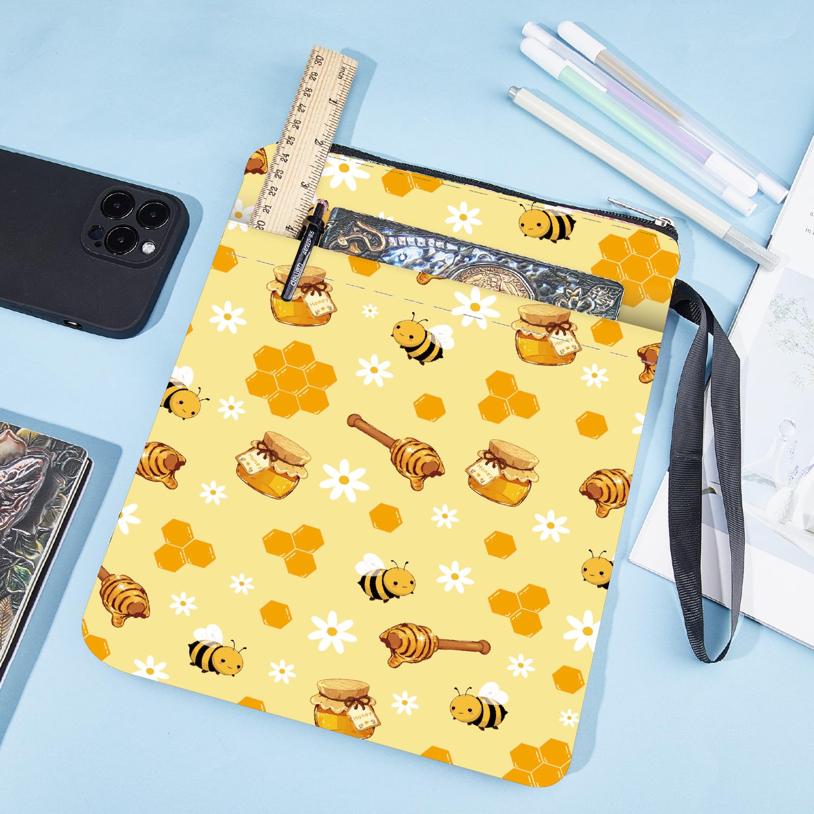 Custodia Per Libri CRASPIRE - Copertina Protettiva Con Cerniera E Tasca Per Amanti Della Lettura - Foto 6