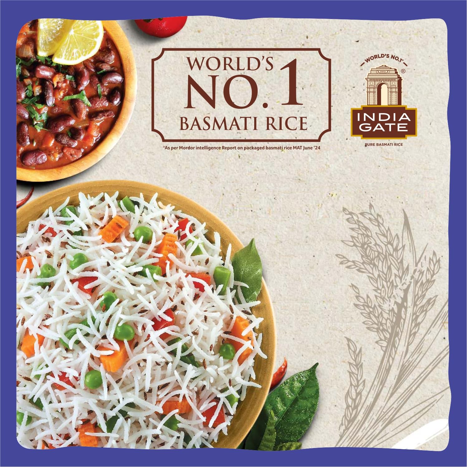 INDIA GATE - Arroz Basmati Premium - (1 X 5 KG)