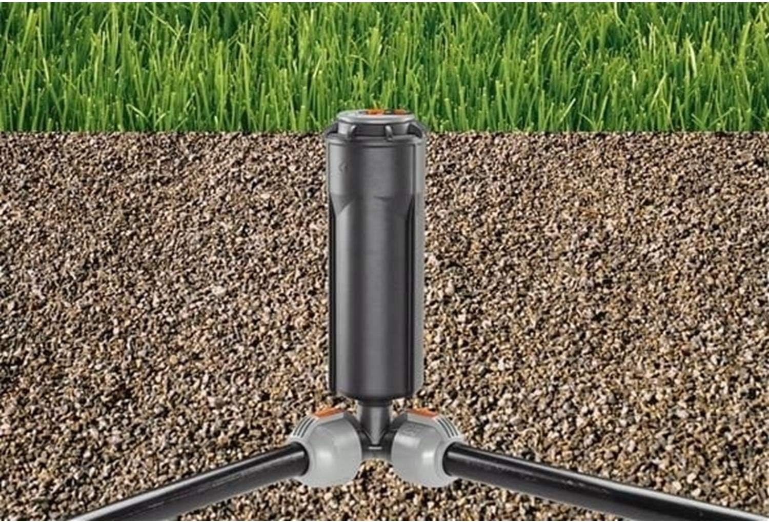 Gardena G8213-29 Turbo-aspersor T 380 Comfort Para regar grandes áreas de césped, Estándar