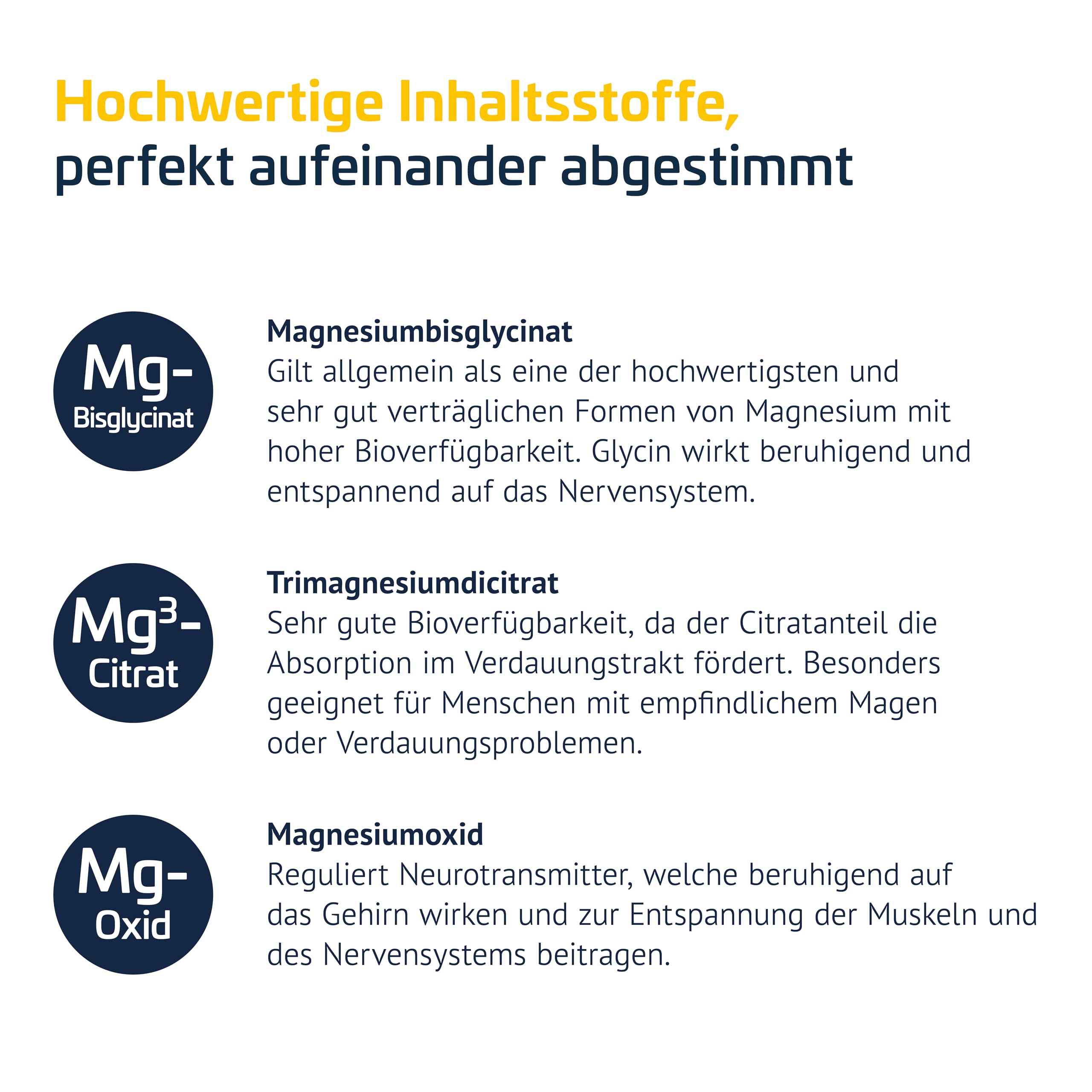 Restaxil® Magnesium [60 Stück] – Premium-Magnesium-Komplex mit Magnesiumbisglycinat, Citrat & Oxid – vegan, gluten- & laktosefrei, in Deutschland hergestellt