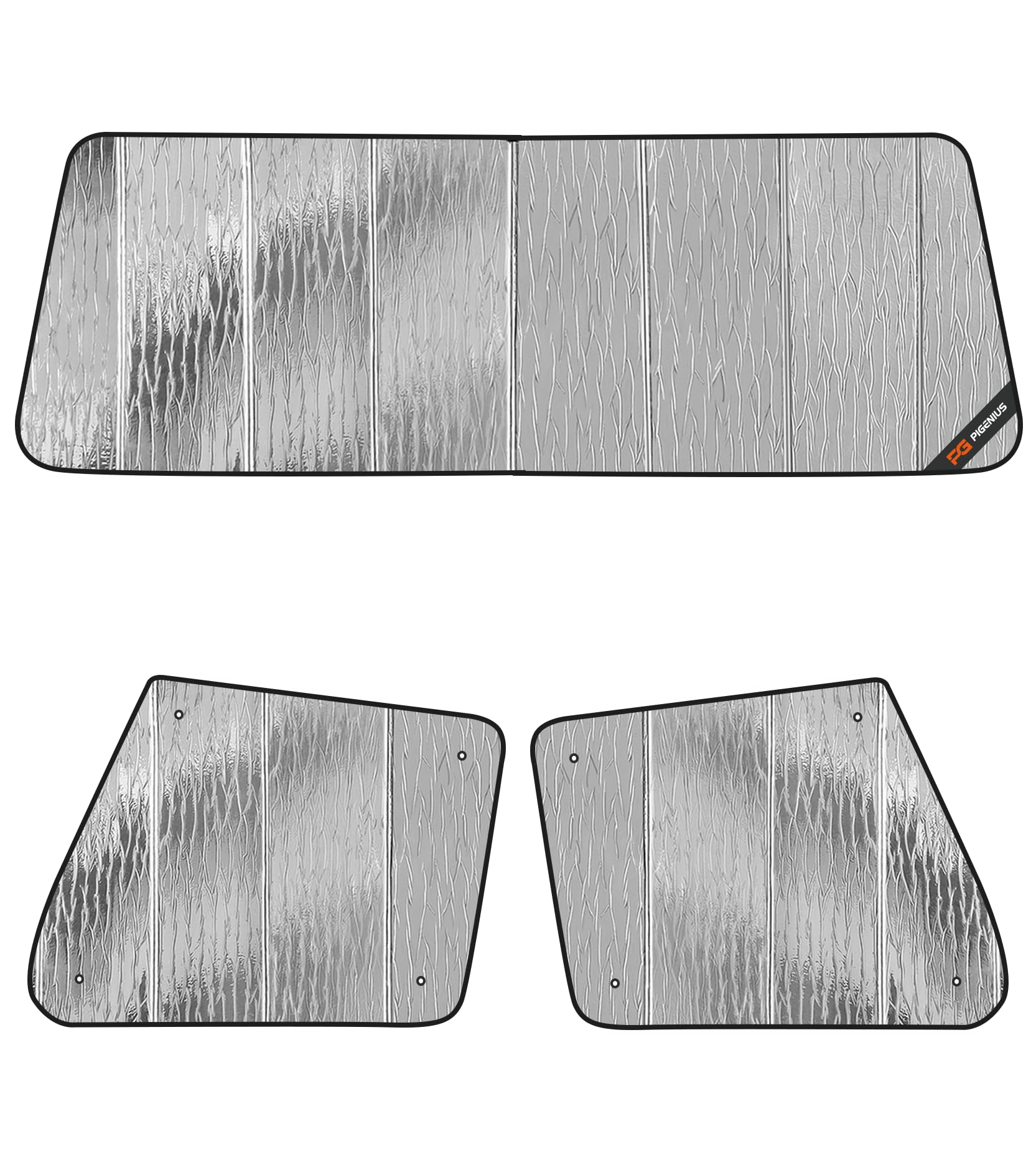 Pigenius Windshield Sunshade and Front Side Window Sun Shades (2Pcs) for Volvo VHD 2005-2025 - AstraGuard