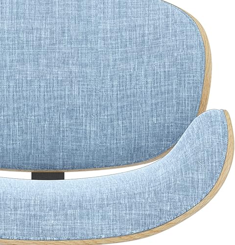 Miniatura 70 de SIMPLIHOME Marana - Taburete de bar giratorio ajustable – Silla tapizada de metal de 33 pulgadas de altura de asiento en piel sintética vegana