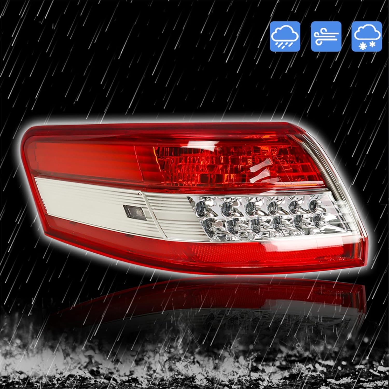 Tail Lights Rear Reverse Light Replacement for Camry 2010 2011 Left Driver Side Replacement for 8156006340 TO2804106