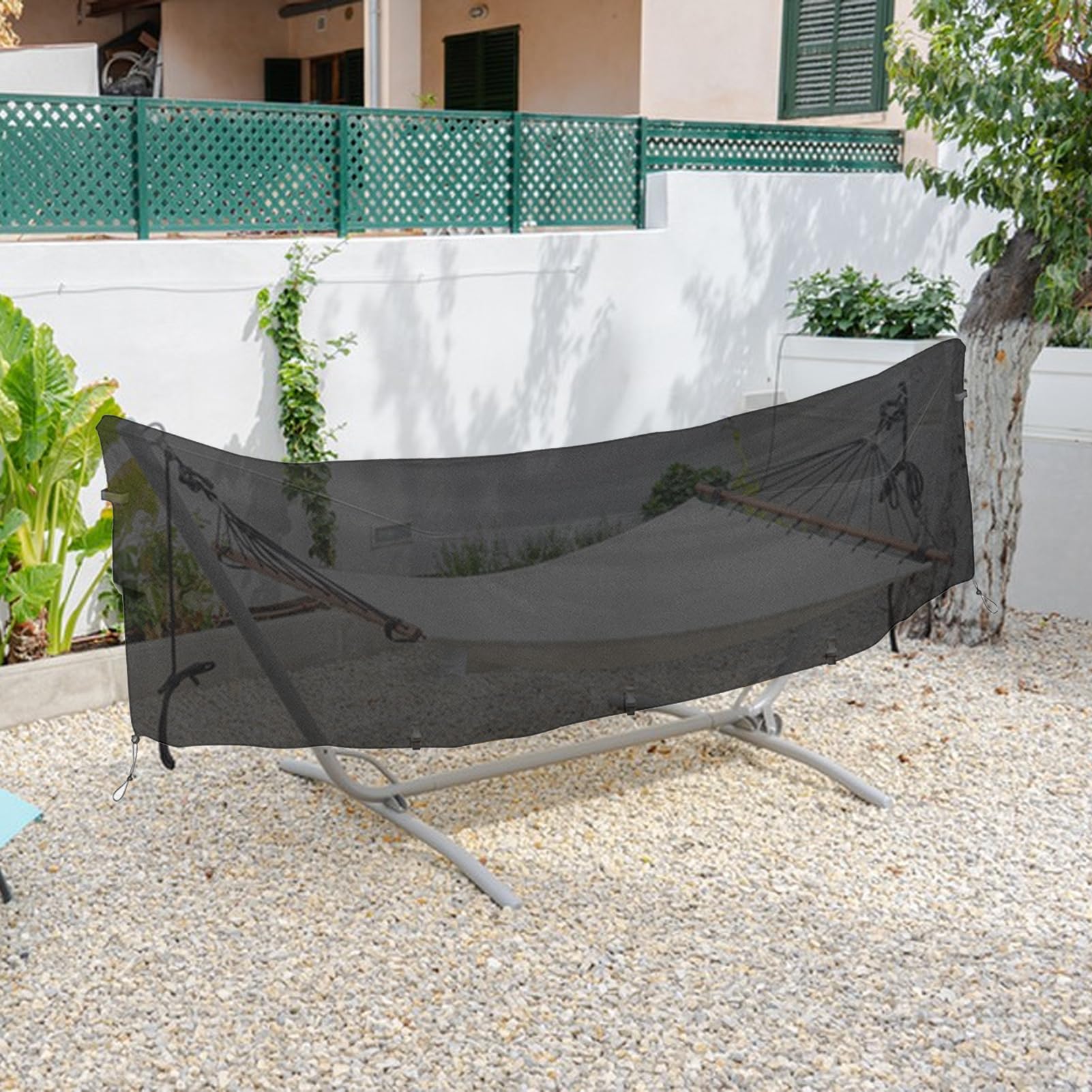 Housse de Protection pour hamac, imperméable, Coupe-Vent, en Tissu Oxford, Housse de Protection épaisse pour Tente, résistante aux UV, avec Cordon réglable, pour Camping, Jardin, balançoire