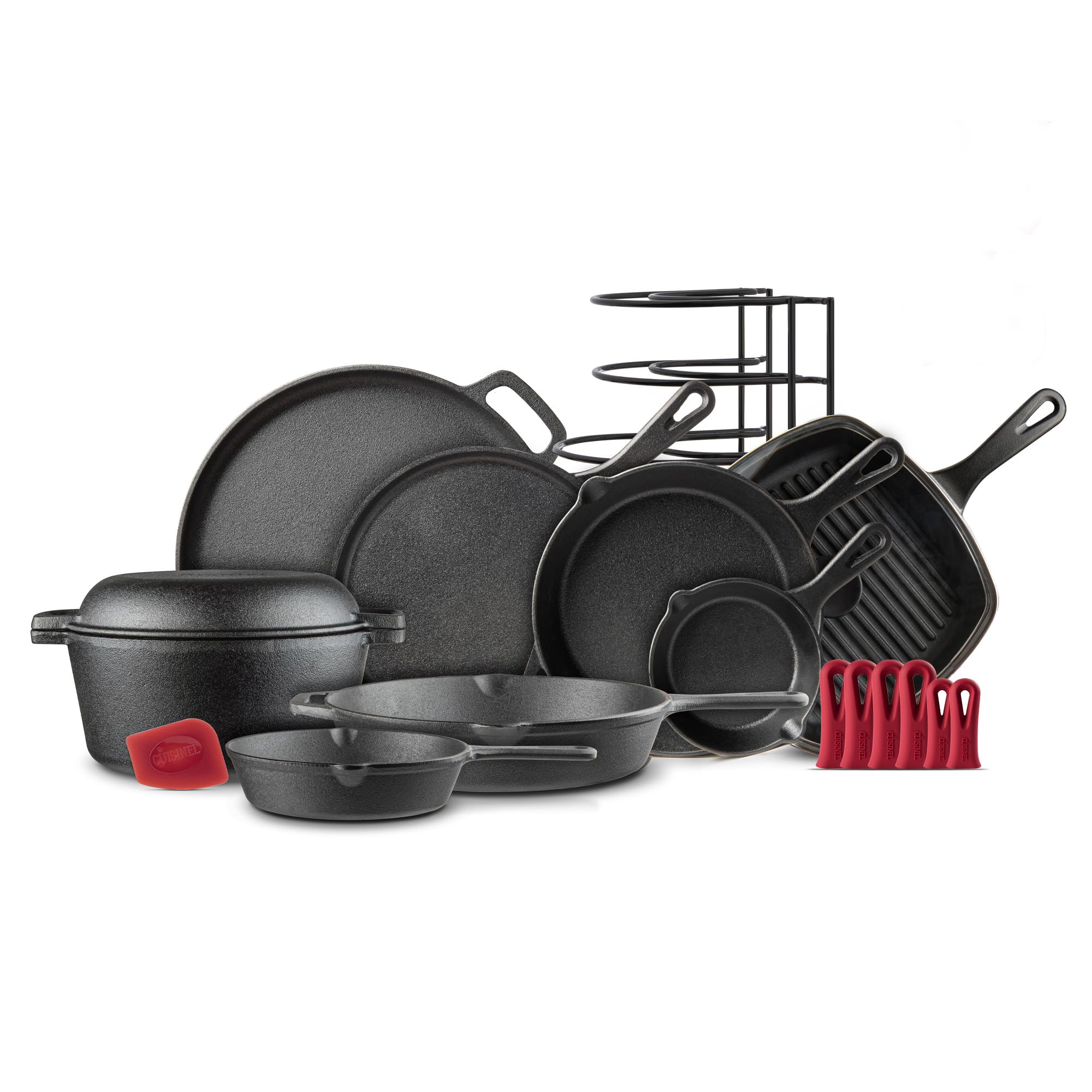 Cuisinel Cast Iron 18 Piece Set