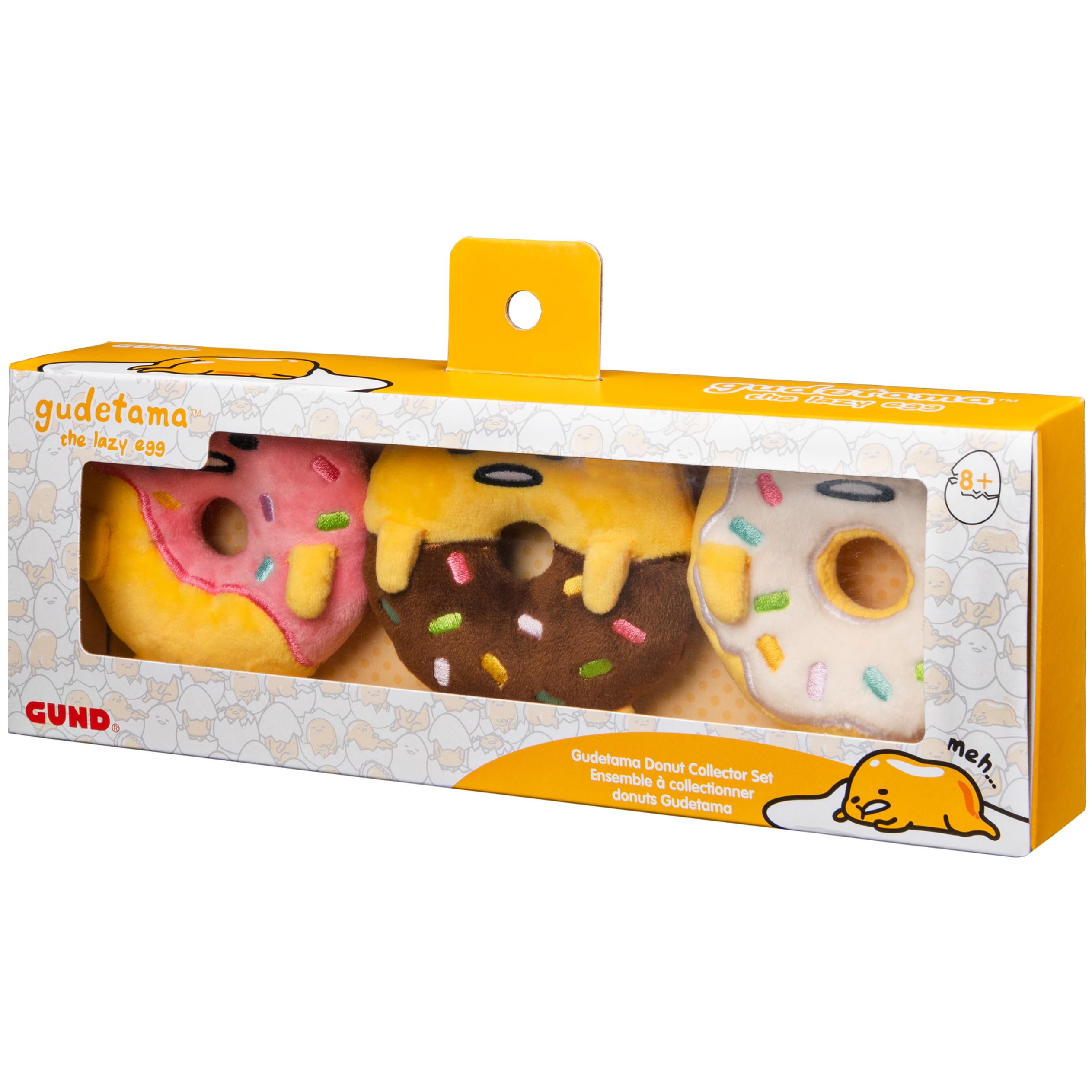 Amazon.com: GUND Sanrio Gudetama The Lazy Egg Donut Collector Set