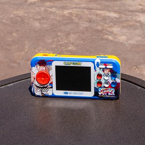 Miniatura 8 de My Arcade Street Fighter II Pocket Player Pro: Consolas de juegos portátiles retro con licencia oficial de Capcom, 2 juegos en 1