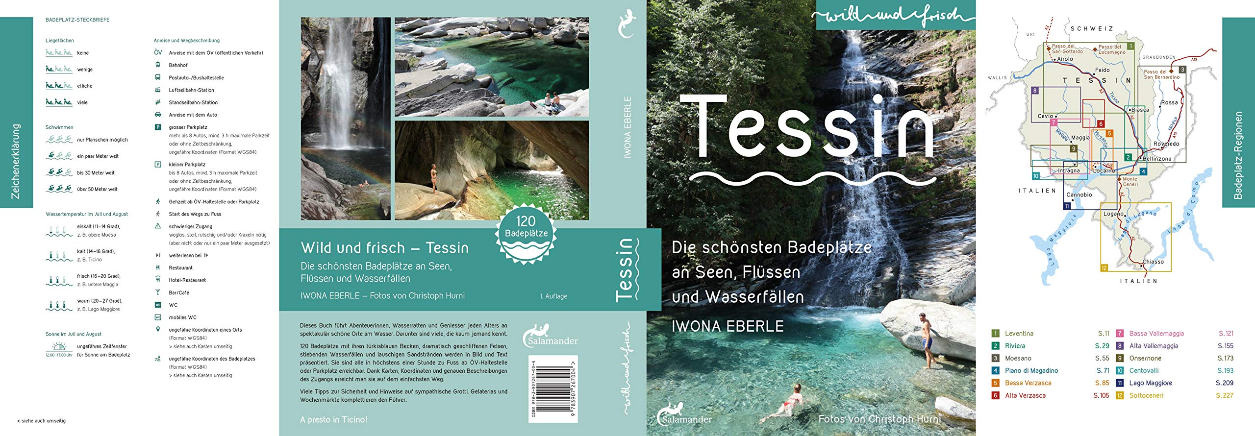 Tessin: Die schönsten Badeplätze an Seen, Flüssen und Wasserfällen (wild und frisch)