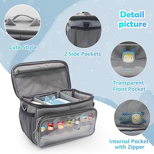 Miniatura 3 de Bolsa de transporte mejorada para Toniebox Starter Set  Estuche de transporte para Toniebox, figuras de Tonie, auriculares y estación de carga,
