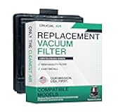 Crucial Vacuum Replacement Vacuum Filters -Compatible With Rainbow Rexair Part # R10520,R-10520,R12106B - Fit Models E series - Washable Filter - 1 Pack