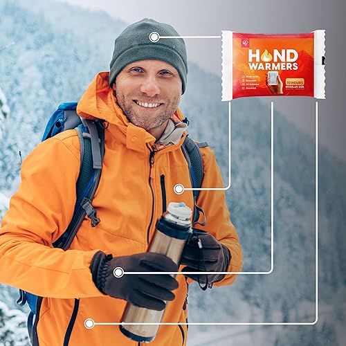 Miniatura 3 de IRIS USA Large 60 paquetes individuales desechables calentadores de manos