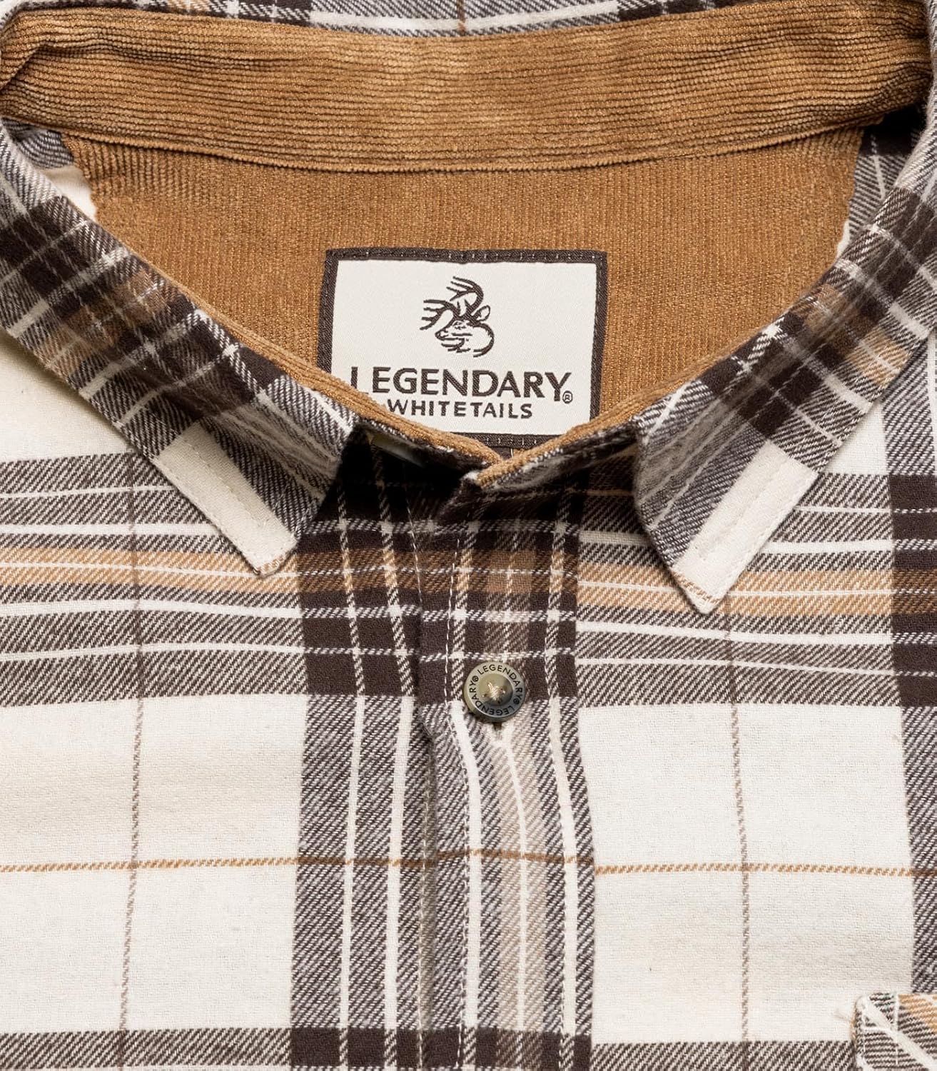 Legendary Whitetails Men's Flannel Shirt Long Sleeve Button Down 100% Cotton - Image 6
