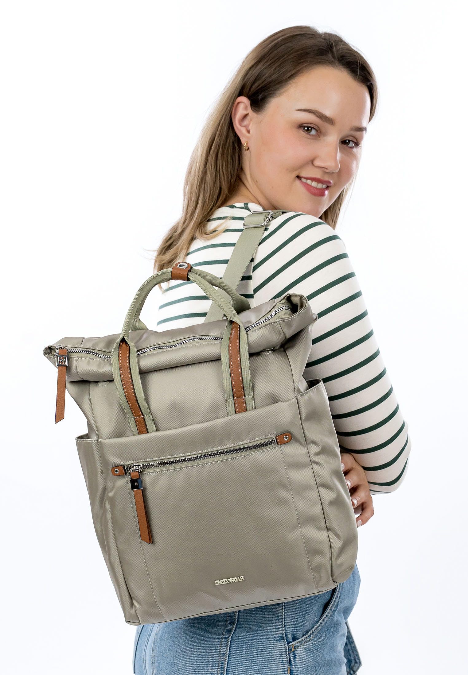Emily & Noah Rucksack E&N Esther 65148 Damen Rucksäcke Uni khaki 910