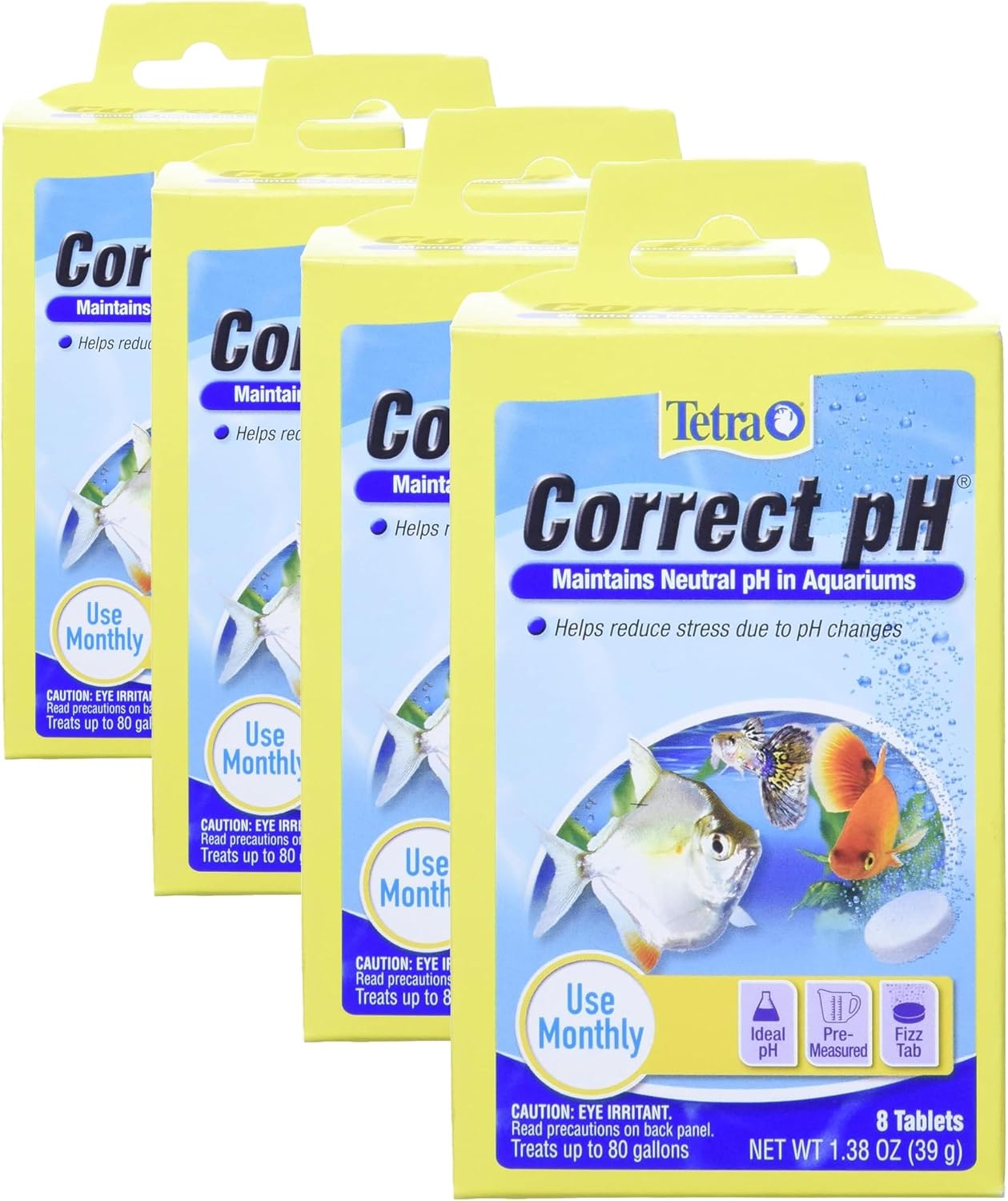 Tetra Correct pH Tablets 8 Count, For aquarium Water