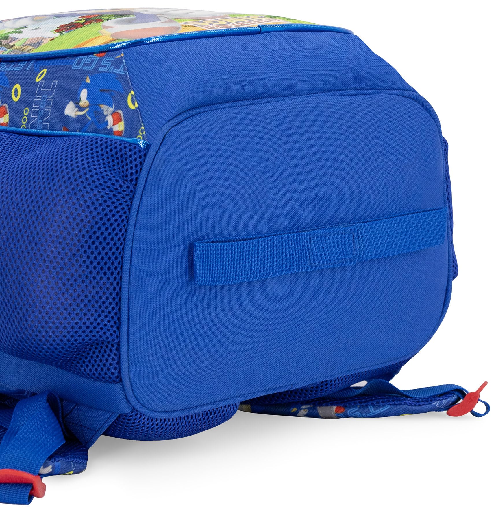 Clondo Zaino Scuola Elementare Bambino 43x33x20 cm – Multitasche Per Sonic Fan – Schienale Ergonomico, Spallacci Imbottiti, Tasche Porta Borraccia, Grande Capacità e Design Brillante | Scuola Elementare Bambino, Schienale Ergonomico, Spallacci Imbottiti,