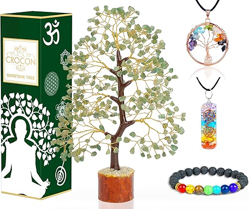 Miniatura 9 de Árbol de la vida de cristal de cornalina - Árbol bonsái de cristal - Árbol de Feng Shui - Árbol de la vida de chakras - Árbol de gemas - Decoración