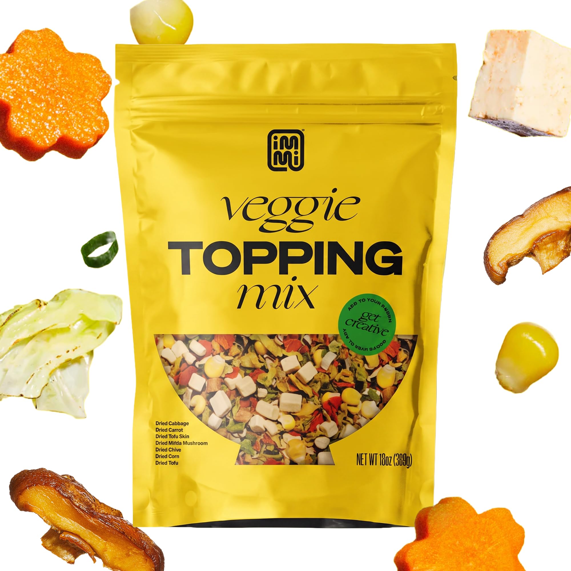 Amazon.com : Immi Ramen Toppings Mix – Dried Vegetables for Ramen
