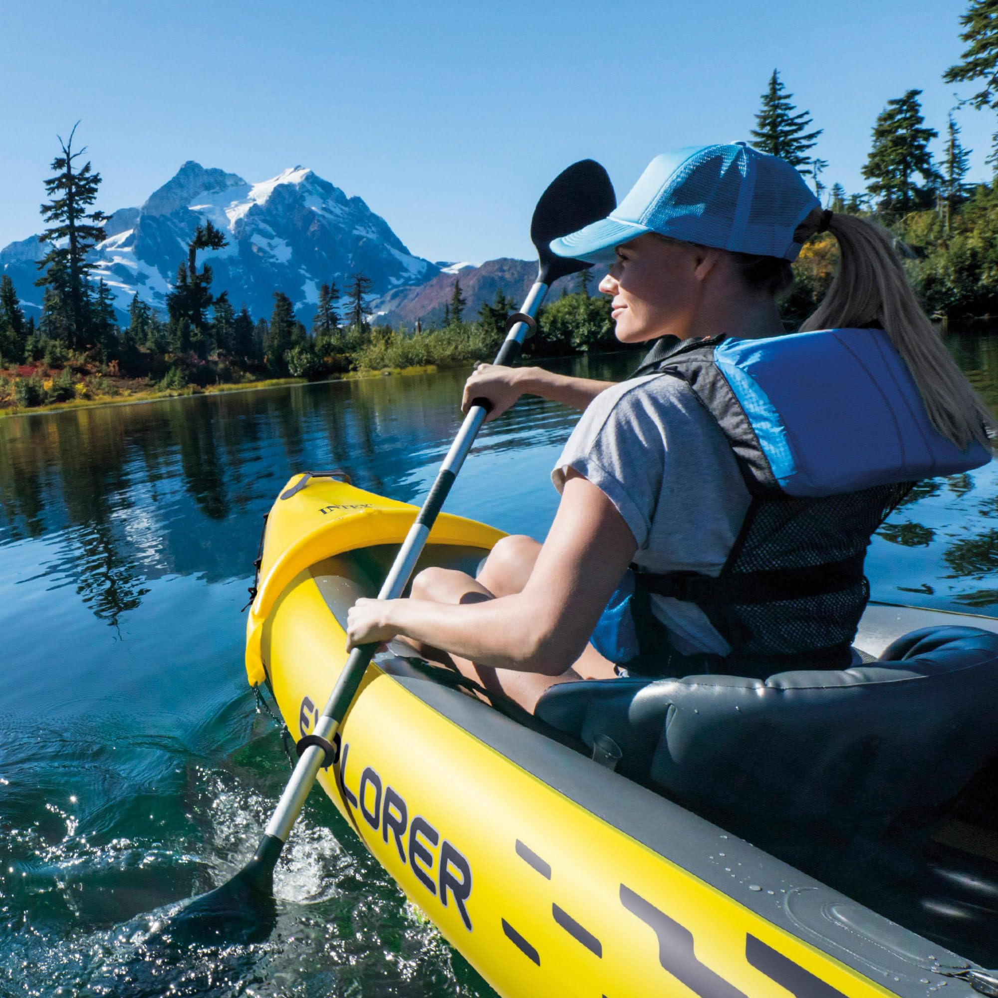 Intex Explorer K2 Kayak Hinchable para Adultos 2 Personas