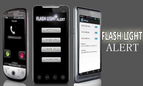 Flash Alerts LED On call & SMS Pro flash light alerts phone call, text Sms