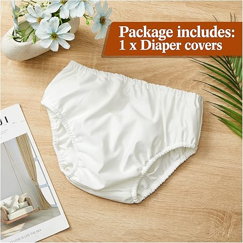 Miniatura 3 de Pañales de natación para adultos, pañales reutilizables para piscina, lavables, resistentes a fugas, impermeables, para adultos, pantalones para