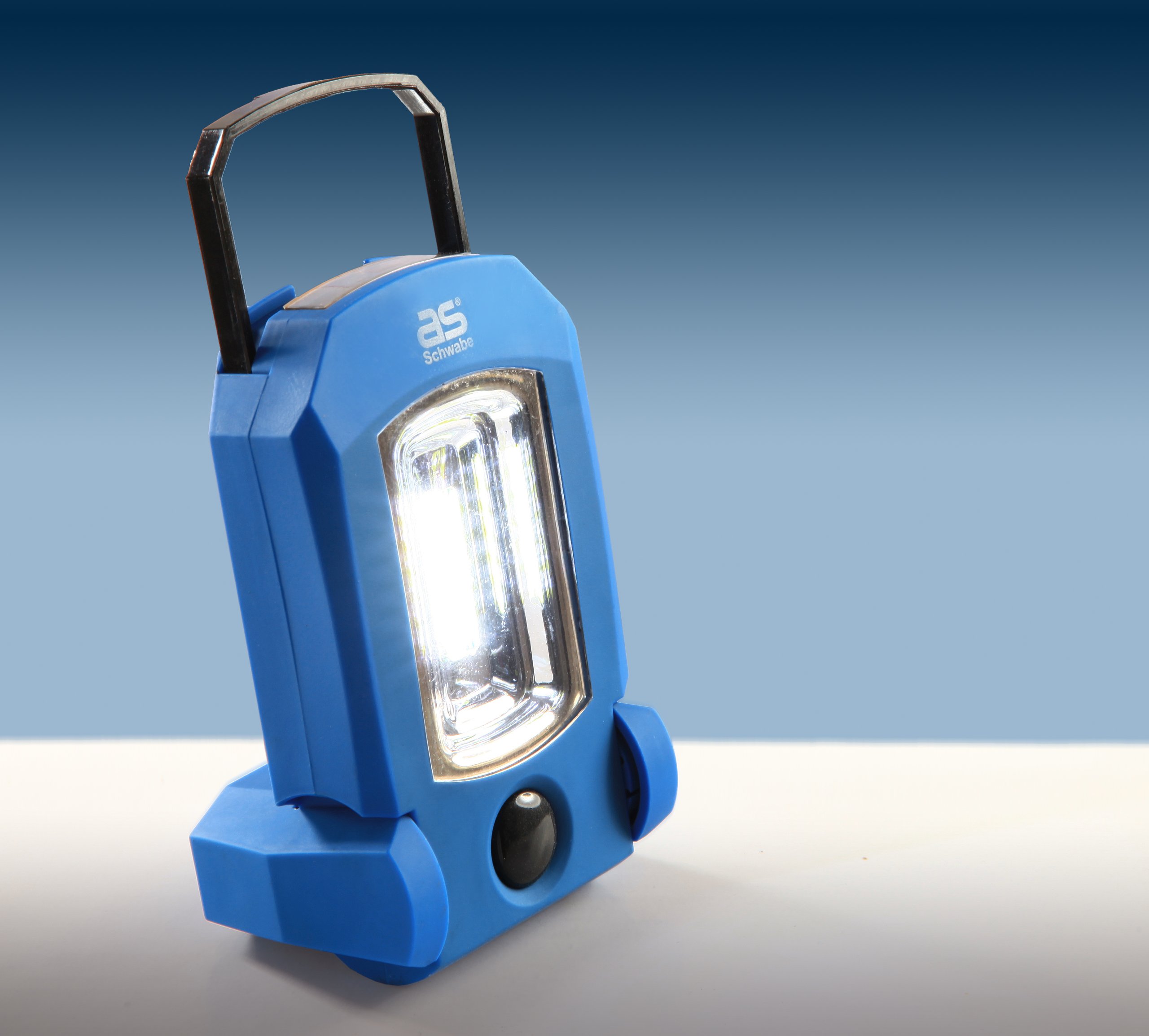 as - Schwabe Lichtfabrik LED Akku Handlampe EVO 2, Inspektionslampe, 3 W, 10 mit 3 LEDs, 42807