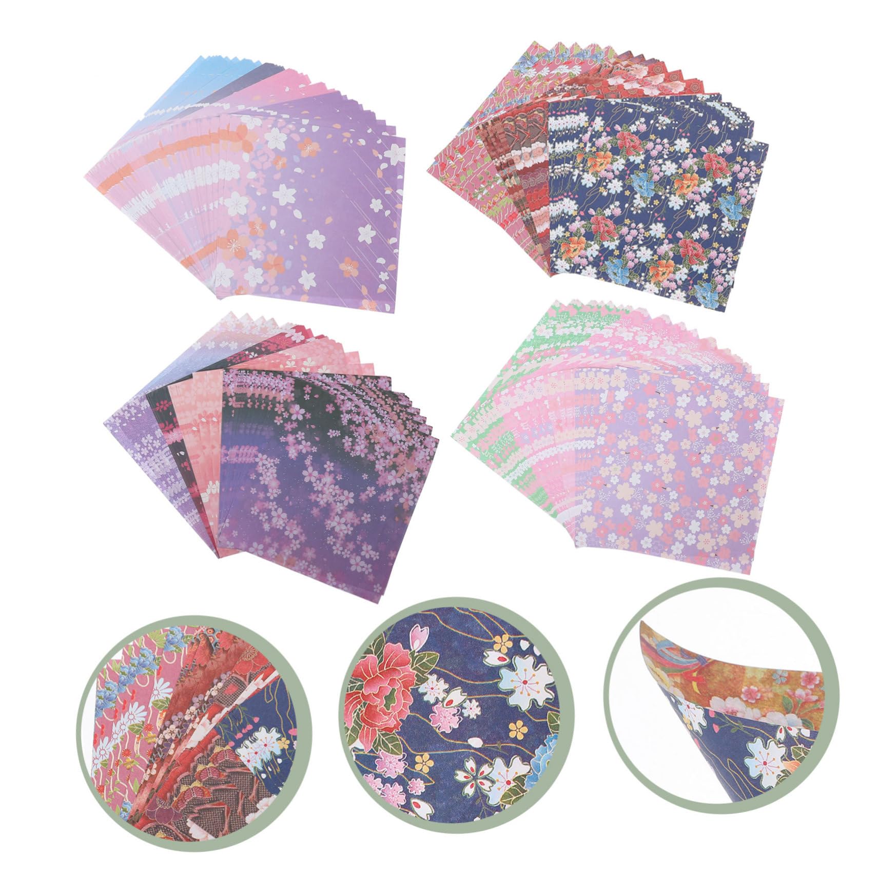 STOBOK 480blätter Origami-bastelpapier Quadratisches Papier zum Falten Hochwertiges Bastelpapier für Junge Mädchen und Erwachsene Diy-faltpapier in Bunten Farben Geeignet