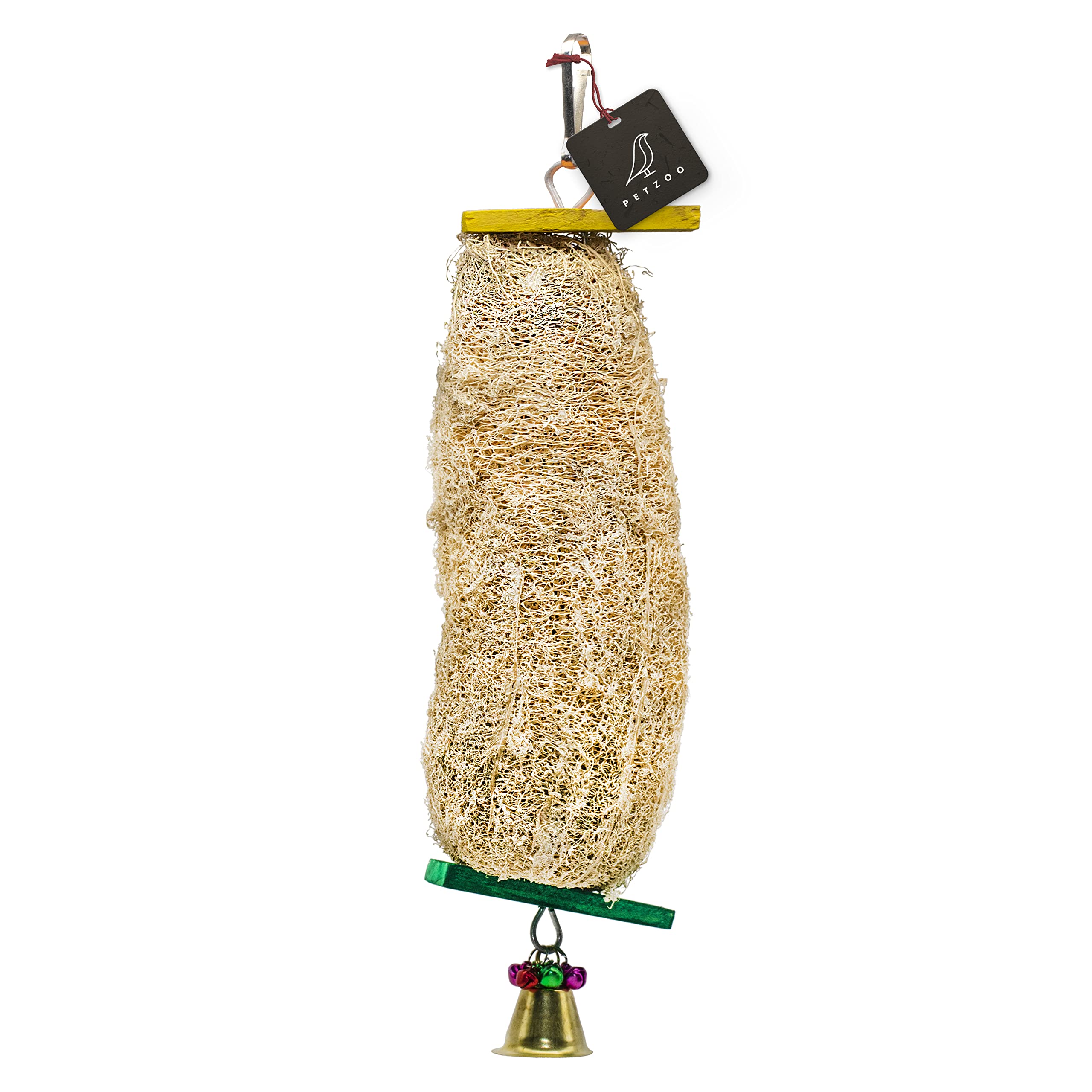PETZOO Playful Mesh Hanging Chewable Toy for Big Birds, Macaw, African Grey Pet Toy, Parrot, Alexandrine, Budgies, Hamster Cage Accessories, Resting Toy & Wooden Training Aid for Bird & Parrots (B0BKZDGCPG) Amazon Price History, Amazon Price Tracker