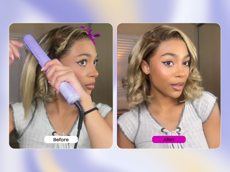 Amazon.com: Wavytalk Airflow Styler Curling Iron, Cool Curl, 360