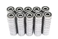 Vista 1 de FGen 100pcs motor de bajo ruido dedicado 608RS monopatín rodamiento dedo gyro especial rodamiento