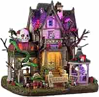 ブランケット Berry’s forest, Ghost’s castle Lemax Spooky Town Graveyard Party #94488 Halloween Decor