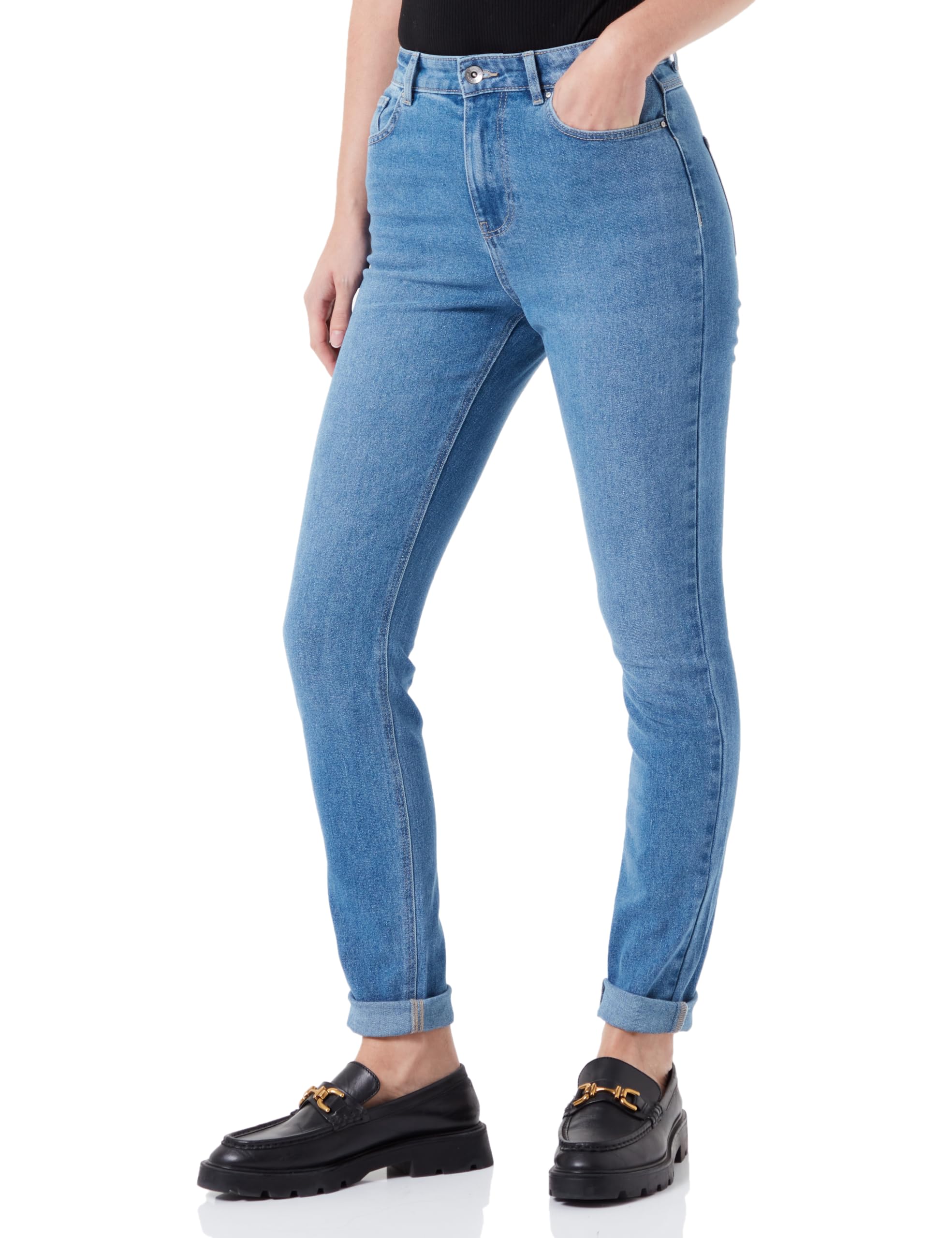 ONLY Onldruna Skinny Jeans Femme: Confort & Style en Denim Bleu Clair