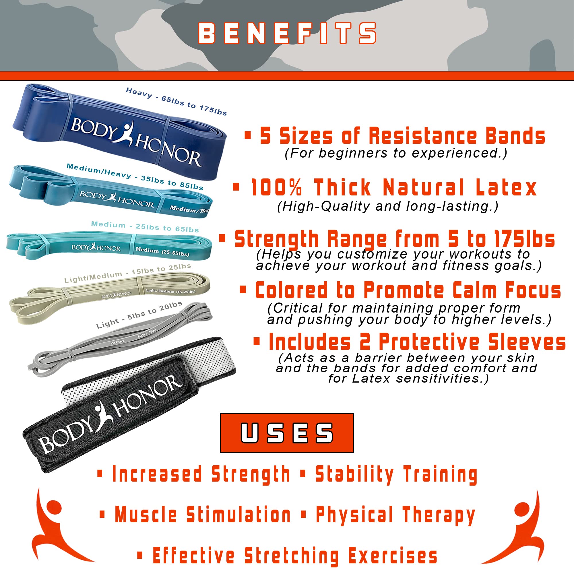 Bandas de resistencia para hombres y mujeres, bandas de ejercicio, estiramiento, entrenamiento de resistencia, entrenamiento de estabilidad, fisioterapia, postura, movilidad, bandas (juego