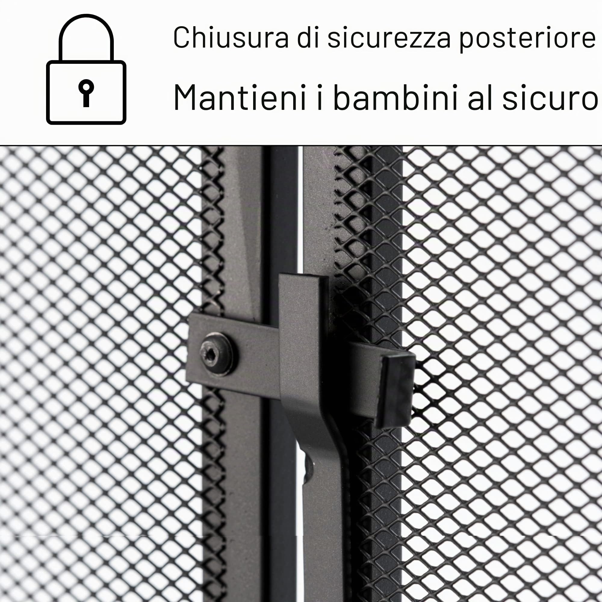 Crannog Protezione Parascintille Stufe Alta qualità/Pannello Stufa H32 Pannello Parascintille con Protezione Bambino
