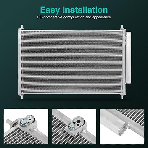 Miniatura 3 de SCITOO 3686 Condensador Aire acondicionado AC para Pontiac para Vibe 2009-2010 1.8L 2.4L, para Scion para tC 2011-2016 2.5L para xB 2008-2015 2.4L,