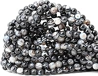 Vista 73 de Cuentas redondas sueltas de ágata estilo antiguo vena de dragón de 6mm, cuentas para diseño de joyas, 60 cuentas