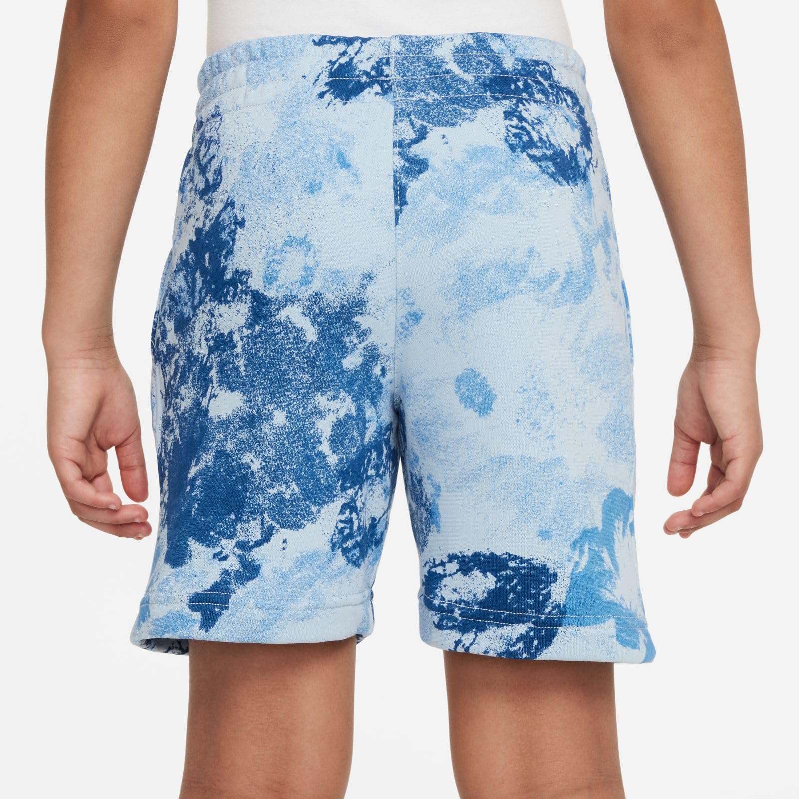 NIKE Kinder Sportswear Club Ft Short Wash Aop - Shorty Uniseks - dzieci