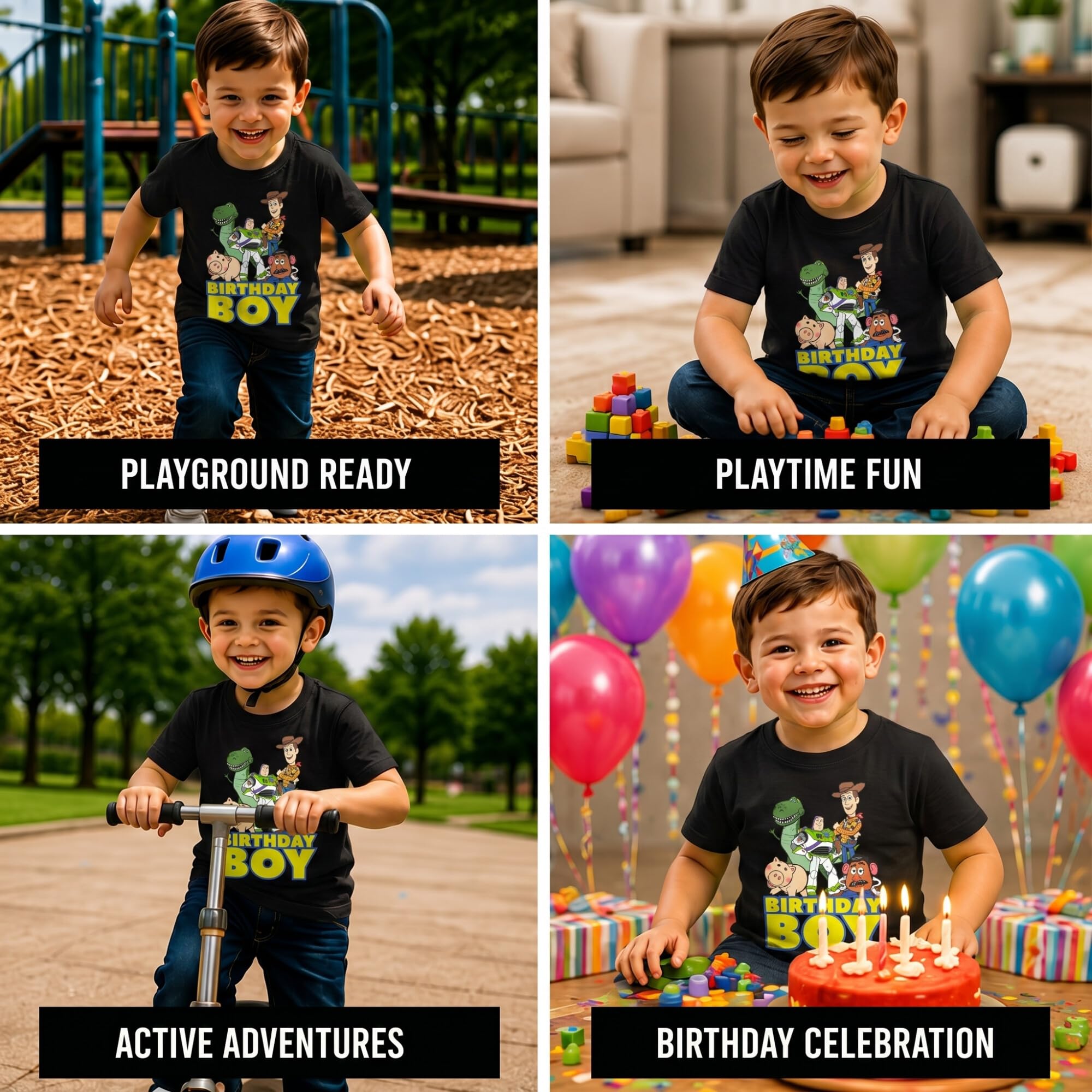 Disney Mickey Mouse Birthday Boy Shirt – Crew Neck Short Sleeve Graphic Tees Boys Birthday Shirt (Sizes 3T-7)