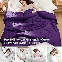 Vista 143 de Bedsure - Edredón de color liso