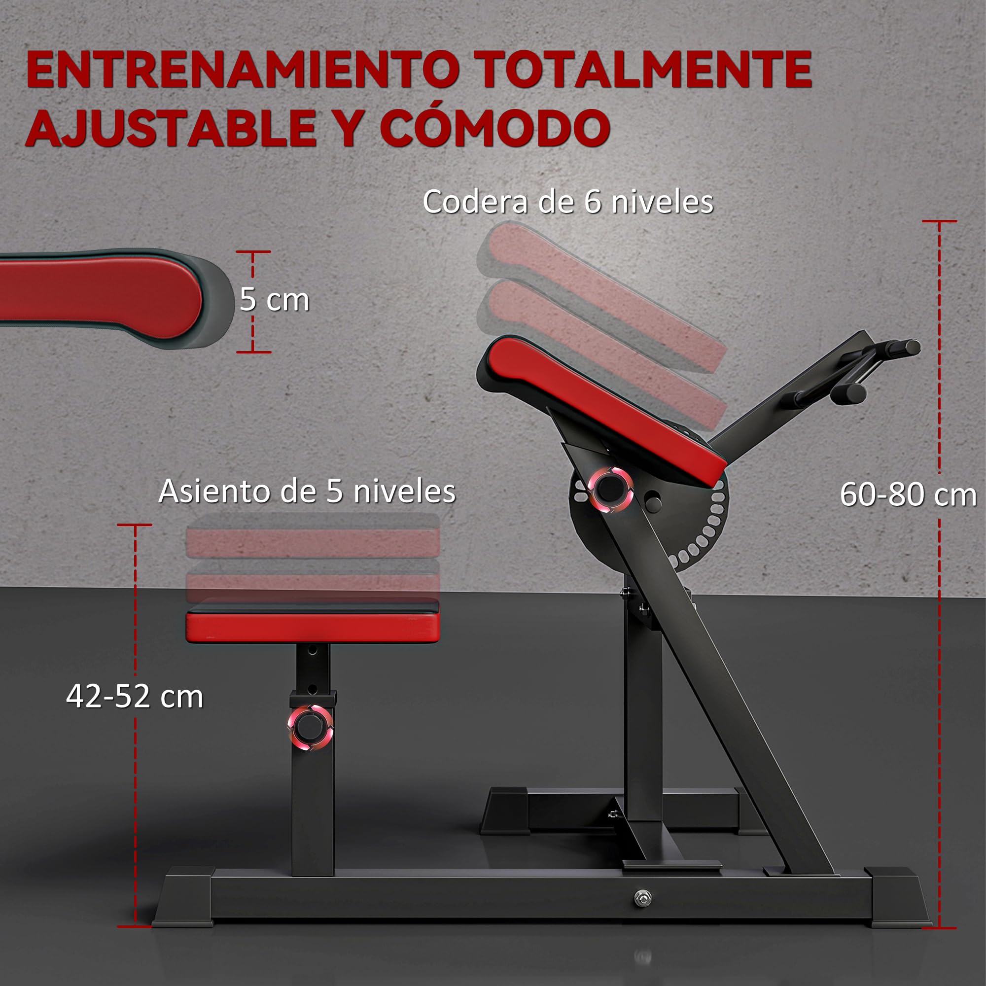 SPORTNOW Máquina de Bíceps y Tríceps 2 en 1, Banco de Curl de Predicador con Asiento y Apoyo de Codo Ajustables, Máquina de Curl de Bíceps y Extensión de Tríceps para Entrenamiento en Gimnasio, Casa