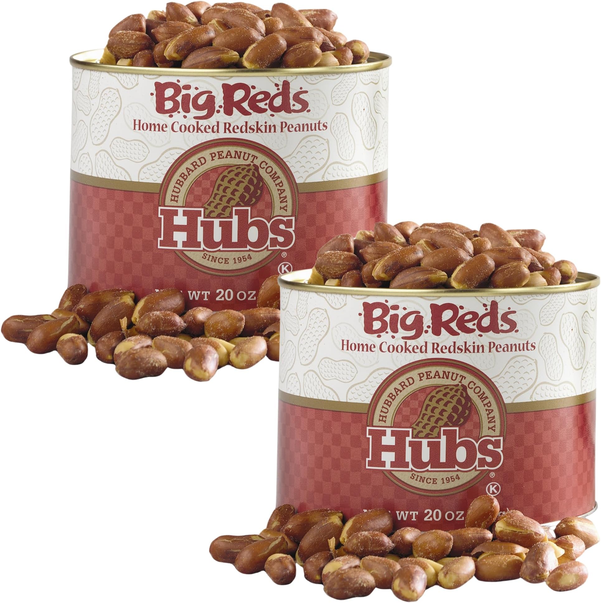 Hubs Peanuts Big Reds Premium Virginia Nuts with Red