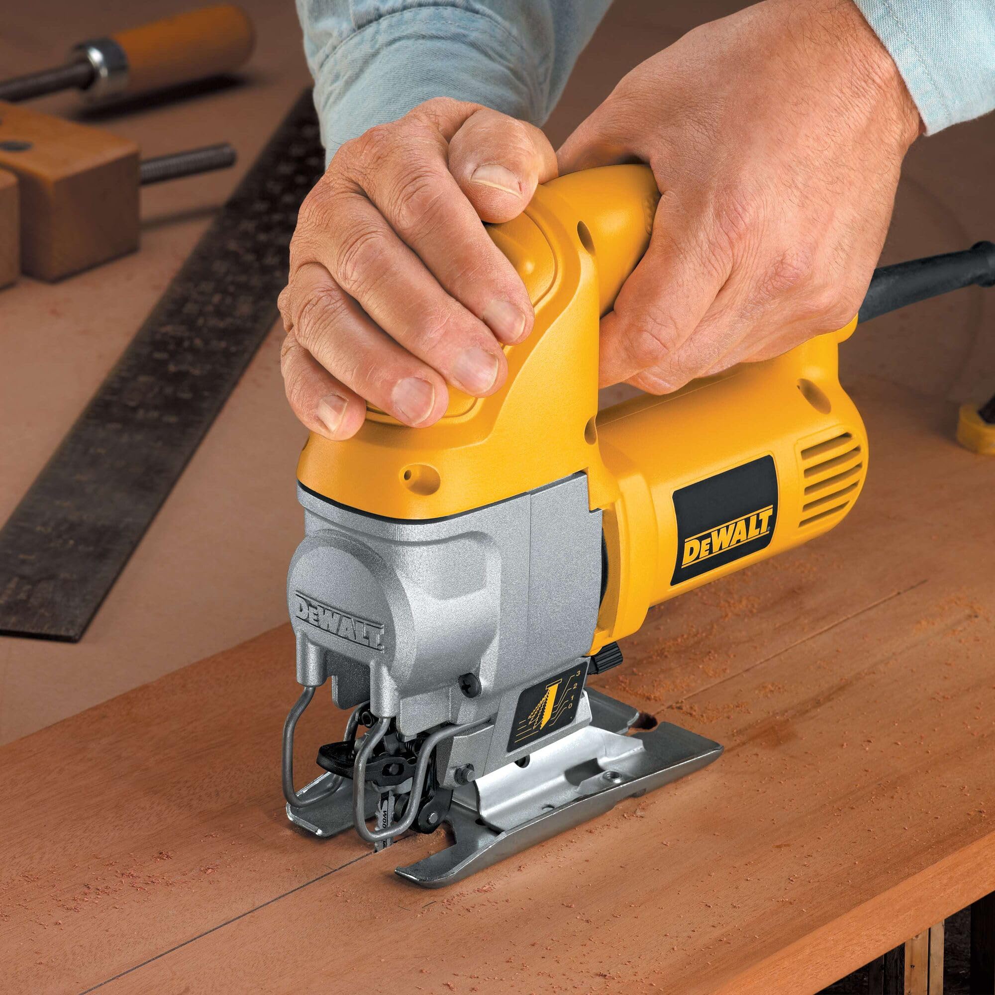 DEWALT Jig Saw - Powerful Cuts & Easy Blade Changes -8