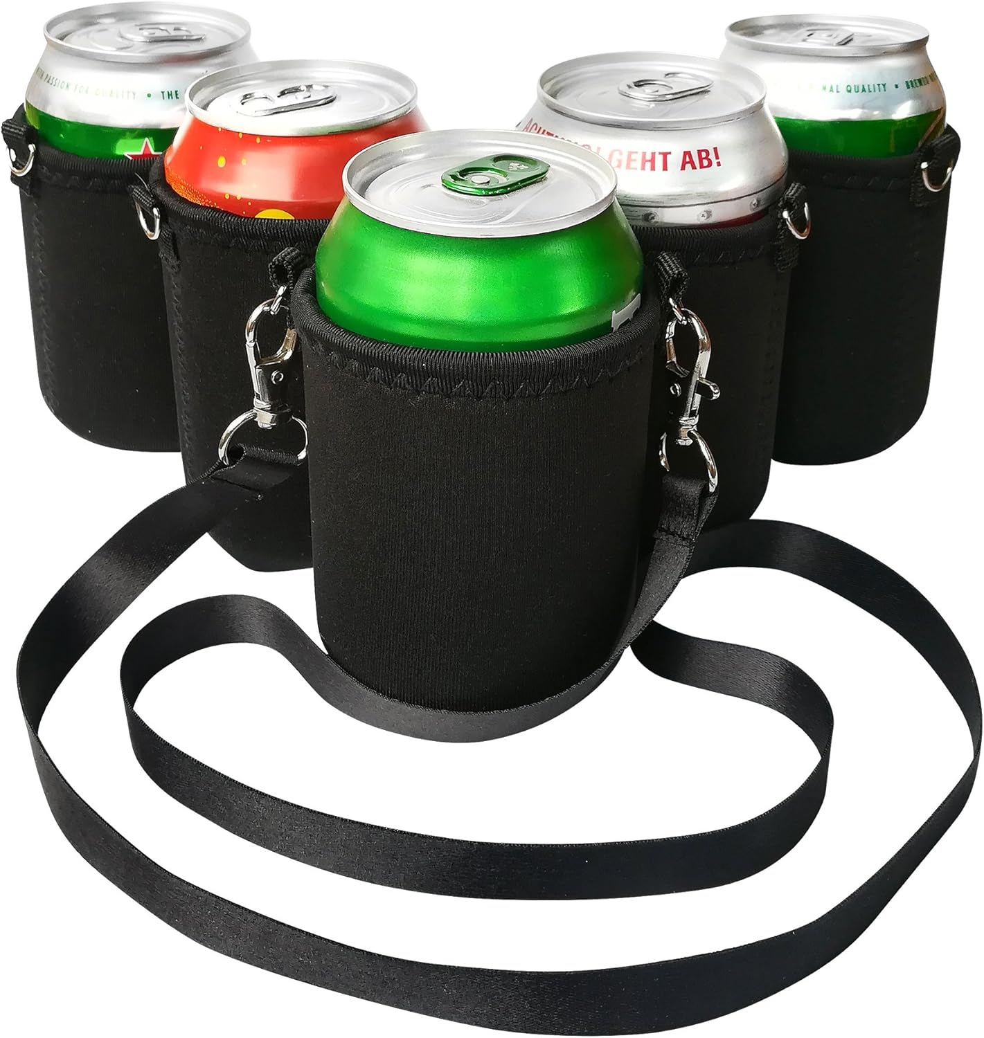 Eff Em Concept BeerHolder 5er Set Dosenhalter für Den Hals